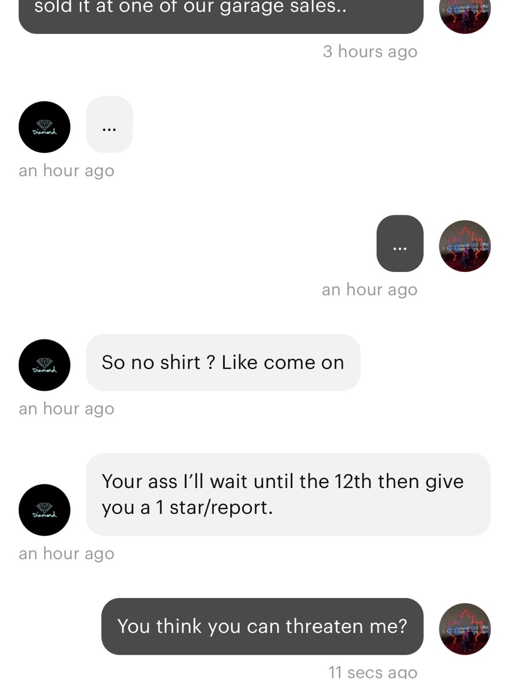 Another SELLERS BEWARE!